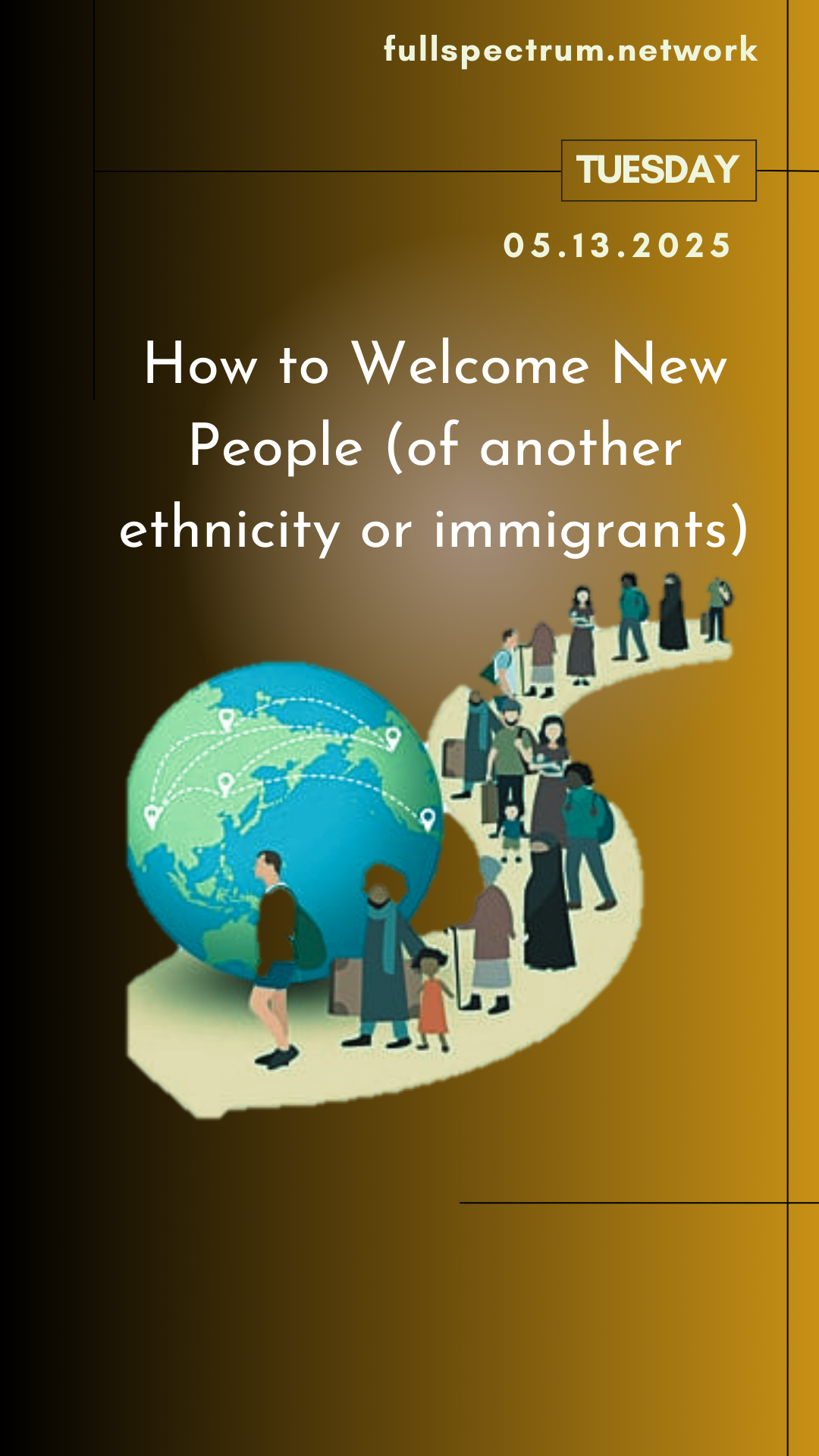 Brown Simple International Youth Day Your Story
